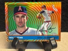 2025 Topps Chrome Platinum NOLAN RYAN Orange Vibrations /25 #398 - Angels