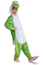 Super Mario Brothers Yoshi Hooded Jumpsuit Child Costume