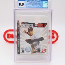 PS3 PlayStation 3 MAJOR LEAGUE BASEBALL 2K7 MLB 2007 - CGC GRADED 8.0 A+ Sealed!