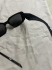 PRADA Milano Women’s Rectangular Sunglasses Black Frame/Lens Plastic Tinted — photo 3