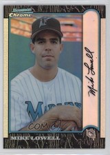 1999 Bowman Chrome Refractor Mike Lowell #292 0pn8