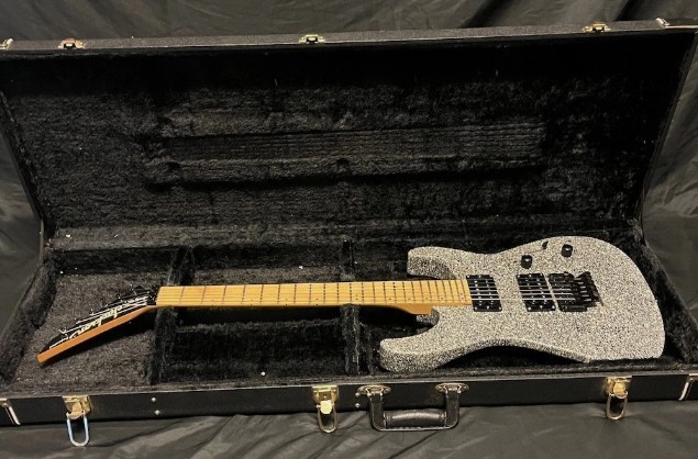 1992 Jackson Professional Dinky Reverse Stone Finish Guitar - w