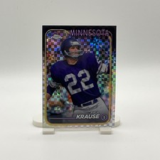 2024 Topps Chrome - Paul Krause #118 X-Fractor