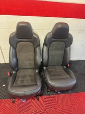 2012 Corvette C6 Oem Centennial Front Seat Pair Red Stitch Suede Seats Heated 2012 Corvette C6 Oem Centennial Front Seat Pair Red Stitch Suede Seats Heated