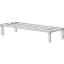 High-Strength Aluminum Dunnage Rack 48x20x8 Withstands 1800lb Stable Base