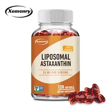 Liposomal Astaxanthin 24mg - with Phosphatidylcholine - Brain and Vision Health