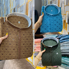 Men's Cotton Kurta Pajama Set, Indian Men's Ethnic Wear, Diwali Party Wear Suit