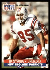 1991 Pro Set Ed Reynolds New England Patriots #231