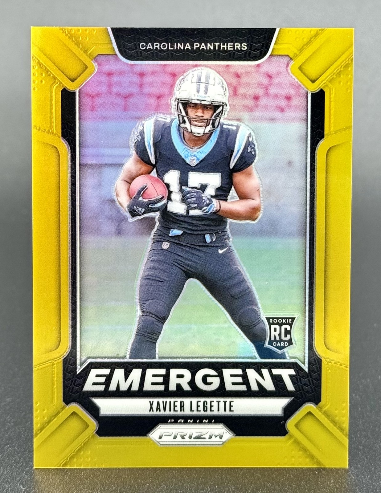 2024 Prizm Xavier Legette - RC Emergent Gold Prizm - /10