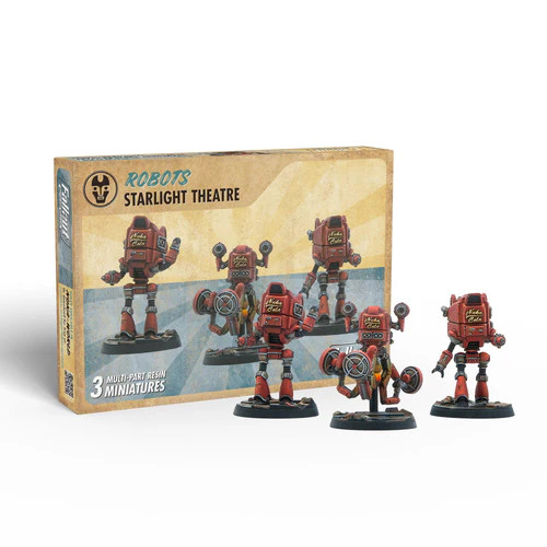 Fallout Wasteland Warfare Robots Starlight Theatre Miniatures Modiphius - NEW