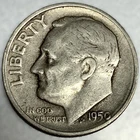 1950-S Roosevelt Dime Circulated Condition 90% Silver Better Date US Coin- 3490