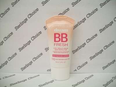 Maybelline Dream BB Fresh Skin Perfector #110 Light/Medium Sheer Tint  ''Read''