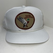 Vintage Ducks Unlimited Mallard Patch Rope Youngan SnapBack Hat