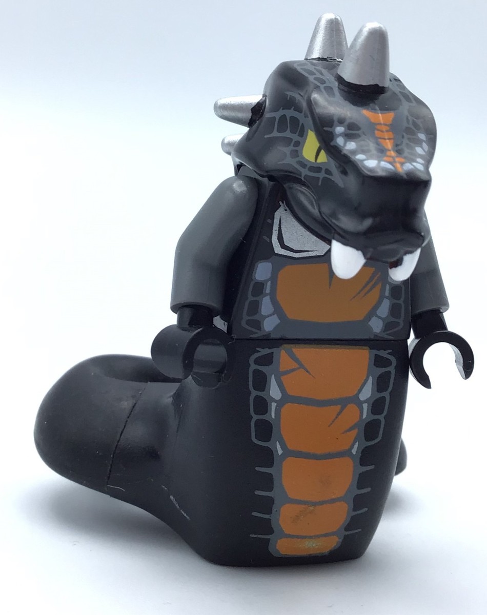 DRANCKRAZY THE SUMERAG 皇　マットブラック LEGO - SKALIDOR - NINJAGO MINIFIGURE SERPENTINE SNAKE RISE OF