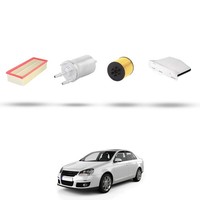 Hoffcar Wartungskit - 4 Filter Kompatibel Mit VW Jetta III (1K2) 1.4 TSI 125K