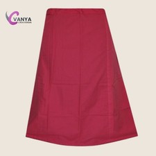 Saree Matching Petticoat   Comfortable Cotton Inner Skirt , Cotton UnderSkirt