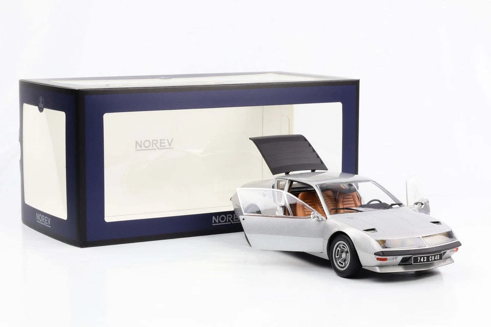 1:18 Renault Alpine A310 1600 VE 1975 Silver Norev 185404 1/310 pezzi - Immagine 2 di 4