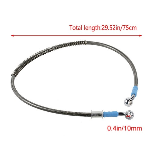 39~200cm DOT Motorcycle Motorbike Braided Steel Brake Clutch Oil Hose Line Pipe - Picture 28 of 32