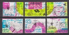 Nederland Netherlands 2013 a - 2013 f  used Kinderzegel in dubbele waarde 2001