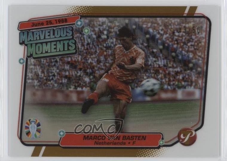 2023 Pristine Road to UEFA Euro 2024 Marvelous Moments Marco Van Basten 0jr6