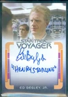 Star Trek Voyager Archives & Inscriptions Ed Begley Jr Inscription Autogra Card