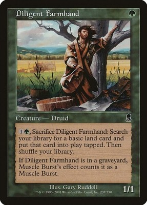 Diligent Farmhand [ODY - 237] Near Mint