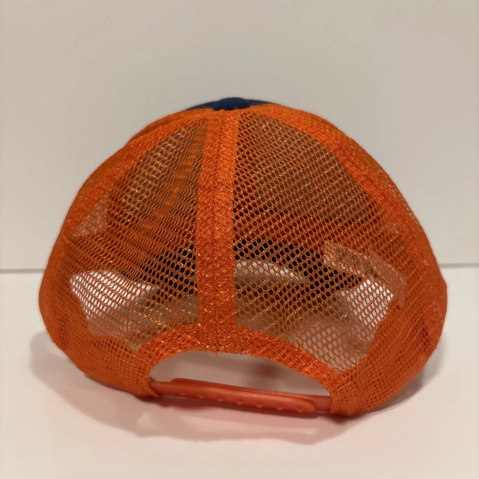 Sombrero de camionero vintage antiguo azul marino Buck Mesa Colorado forestal SnapBack Foto 4 de 4