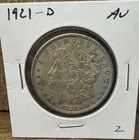 1921-D Morgan Silver Dollar - 90% US Coin Free Shipping AU