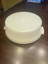 Vintage Tupperware Round Pie/Cake Carrier 720-2 719-1