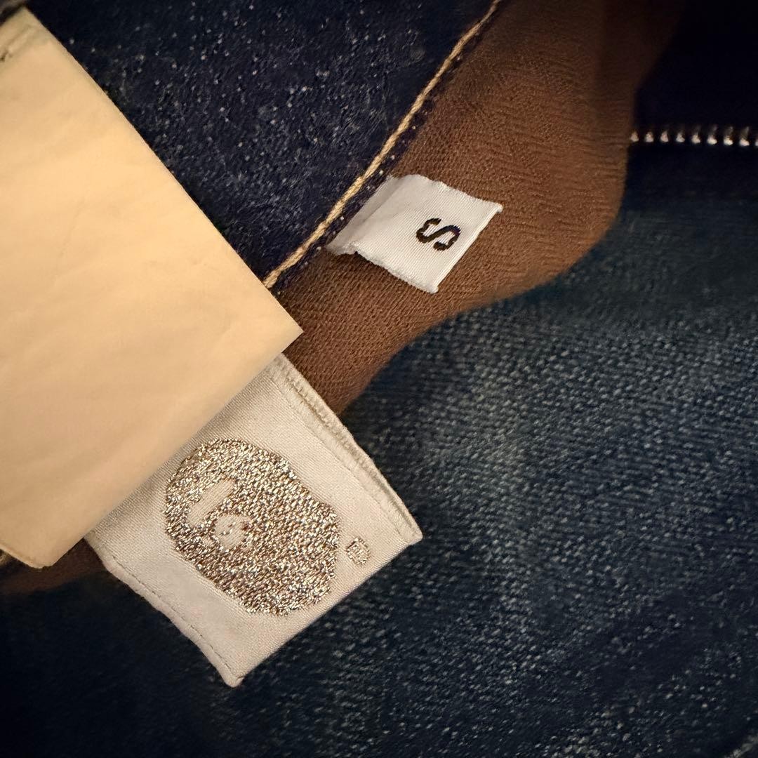 A BATHING APE Straight Denim Pants Jeans Blue SW 80cm Inseam 71.5cm BA0226239 thumbnail 8