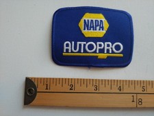 90S NAPA AUTOPRO CAR AUTOMOBILE RACING SPONSOR BADGE ECUSSON PATCH CREST