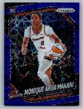 2025 Panini Prizm WNBA MONIQUE AKOA MAKANI #98 Mercury Blue Velocity Prizm RC