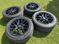 18 Wolfrace Munich Alloy Wheels 18x8.5, 5x120 Possible ET42 In Gloss Black