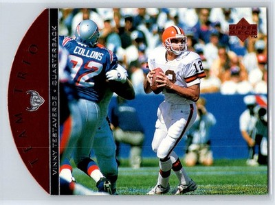 1996 Upper Deck Vinny Testaverde Team Trio Insert Baltimore Ravens #TT85