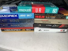Sealed Cassettes Lot Of 9 Various Brands