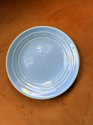 bauer pottery los angeles vintage 6" Blue Plate