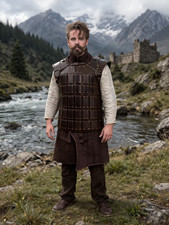 Handmade Leather Bohemond Breastplate Armor   Medieval LARP Cosplay Reenactment