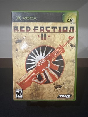 Red Faction II (Microsoft Xbox, 2003) Complete With Manual CIB - Tested & Works