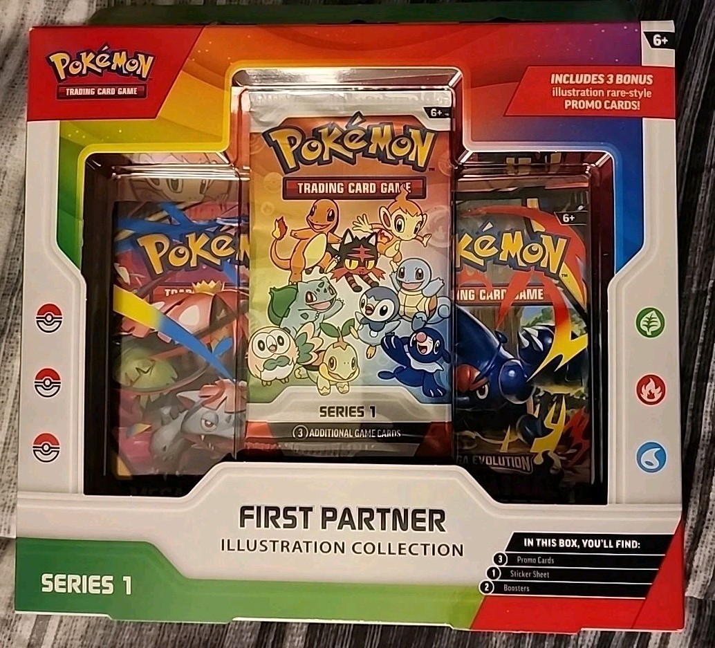 Pokemon TCG First Partner Illustration Collection Box Series 1 |BRAND NEW SEALED