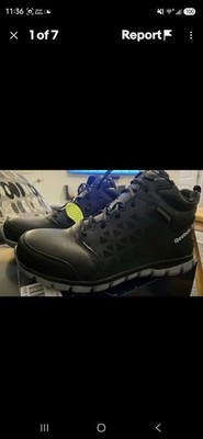 Mens  Reebok Work Sublite Cushion Work Mid Comp Toe EH NIB 10.5