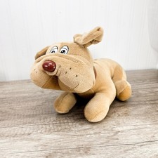 Vintage Happy Puppy Cuddle Wit Inc Tan Plush Plushy Stuffed Animal Taiwan