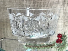 Antique Tyrone 1920's Small Lead Crystal Bowl 3.75" T / N IRELAND