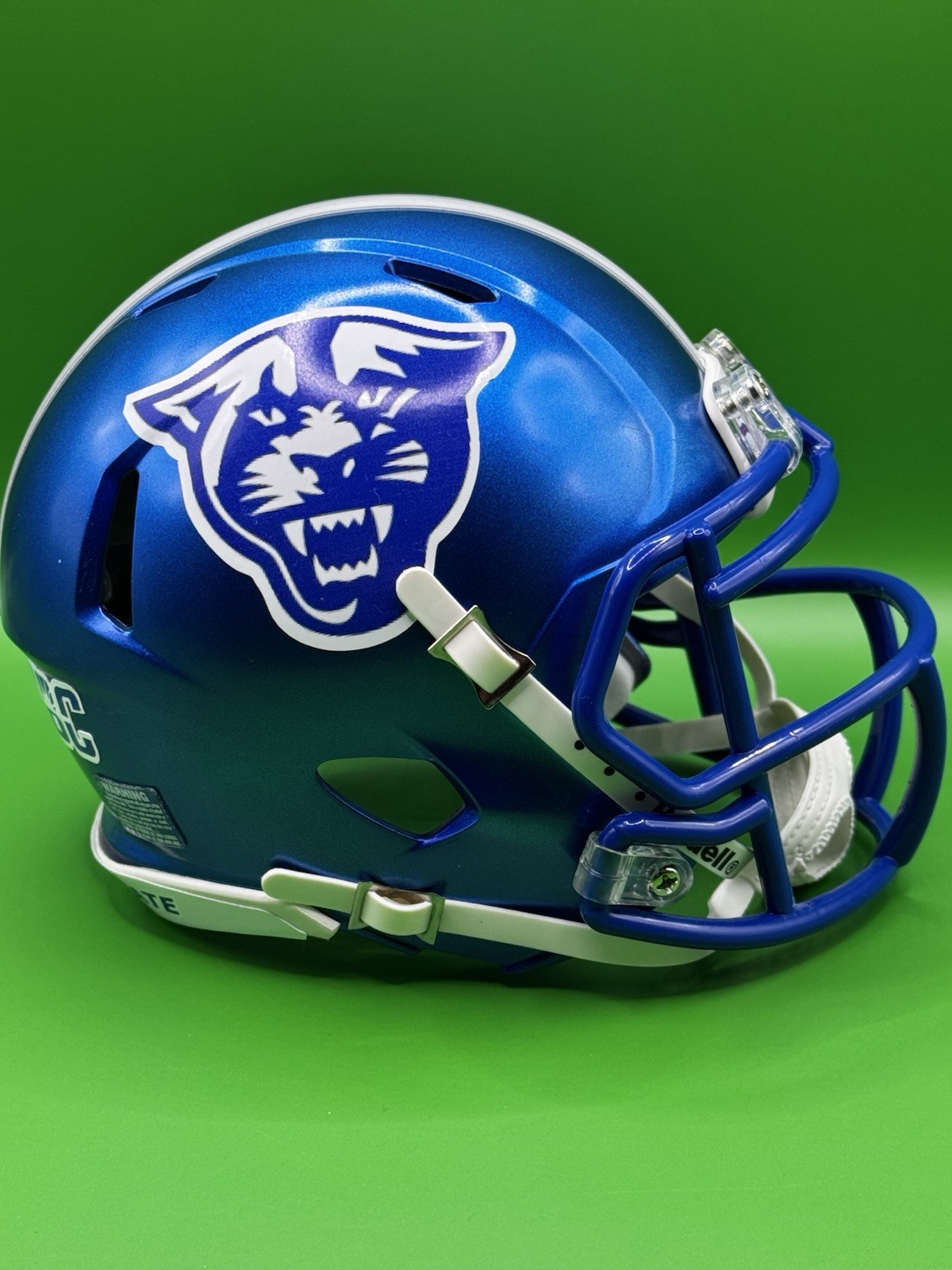 Georgia State Panthers CUSTOM Blue Mini Football Helmet 2017-current