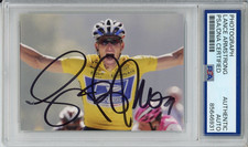 LANCE ARMSTRONG SIGNED PHOTOGRAPH TOUR DE FRANCE CYCLING AUTOGRAPH PSA DNA COA
