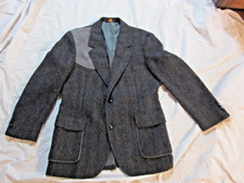 vtg Pendleton 42 Dark Gray western Tweed wool sport jacket USA