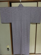 Rare plain kimono, pure silk, 158cm height, versatile, used Japan