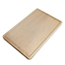 Maple Cutting Board Wood Reversible Juice Groove American Hardwood Durable 18x12