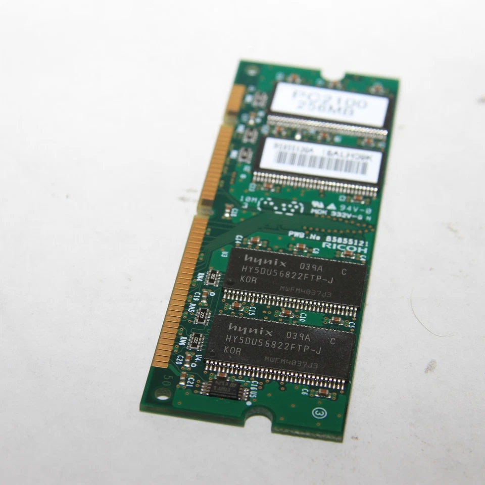 Ricoh B5855130D 256MB DDR1 SO-DIMM Memory Module MPC2030/MPC2050/MPC255 Untested - Image 2 of 3