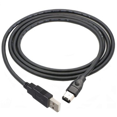 USB2.0 A Male To Firewire IEEE 1394 6Pin Male Adaptor Convertor Cable for DV Etc