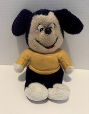 Vintage 1970 s Walt Disney Mickey Mouse Knickerbocker Plush Yellow Shirt.